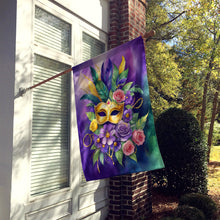 Load image into Gallery viewer, Mask Mardi Gras House Flag