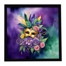 Load image into Gallery viewer, Mask Mardi Gras Framed Metal Print