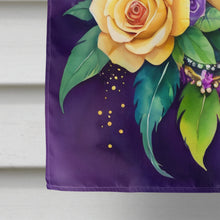 Load image into Gallery viewer, Mask Mardi Gras House Flag