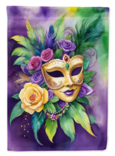 Load image into Gallery viewer, Mask Mardi Gras House Flag