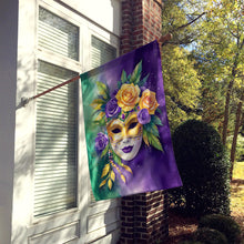 Load image into Gallery viewer, Mask Mardi Gras House Flag