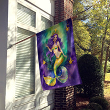 Load image into Gallery viewer, Mermaid Mardi Gras House Flag