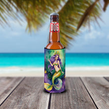 Load image into Gallery viewer, Mermaid Mardi Gras Slim Can Huggers – Fun, Functional Drink Coolers for Every Occasion