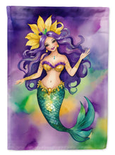 Load image into Gallery viewer, Mermaid Mardi Gras Garden Flag – Decorative Garden Flag by Caroline's Treasures