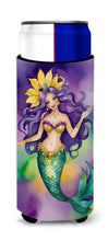 Load image into Gallery viewer, Mermaid Mardi Gras Slim Can Huggers – Fun, Functional Drink Coolers for Every Occasion
