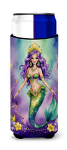 Load image into Gallery viewer, Mermaid Mardi Gras Slim Can Huggers – Fun, Functional Drink Coolers for Every Occasion
