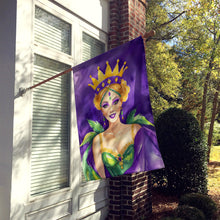 Load image into Gallery viewer, Queen of Mardi Gras House Flag