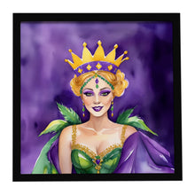 Load image into Gallery viewer, Queen of Mardi Gras Framed Metal Print