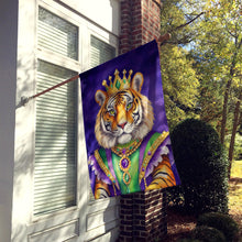 Load image into Gallery viewer, Tiger the King of Mardi Gras House Flag