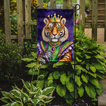 Load image into Gallery viewer, Tiger the King of Mardi Gras Garden Flag – Decorative Garden Flag by Caroline's Treasures