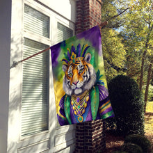 Load image into Gallery viewer, Tiger the King of Mardi Gras House Flag