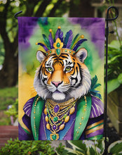 Load image into Gallery viewer, Tiger the King of Mardi Gras Garden Flag – Decorative Garden Flag by Caroline's Treasures