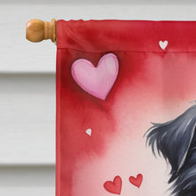 Load image into Gallery viewer, Affenpinscher My Valentine House Flag