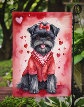 Load image into Gallery viewer, Affenpinscher Valentine’s Day Garden Flag – Dog-Themed Heart Yard Decor