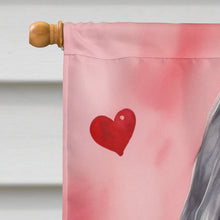 Load image into Gallery viewer, Afghan Hound My Valentine House Flag