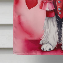 Load image into Gallery viewer, Afghan Hound My Valentine House Flag