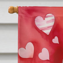 Load image into Gallery viewer, Afghan Hound My Valentine House Flag