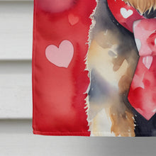 Load image into Gallery viewer, Airedale Terrier My Valentine House Flag