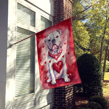 Load image into Gallery viewer, American Bulldog My Valentine House Flag