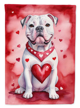 Load image into Gallery viewer, American Bulldog My Valentine House Flag