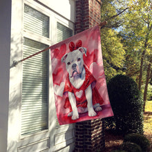Load image into Gallery viewer, American Bulldog My Valentine House Flag