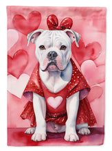Load image into Gallery viewer, American Bulldog My Valentine House Flag