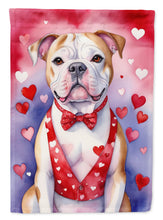 Load image into Gallery viewer, American Bulldog My Valentine House Flag
