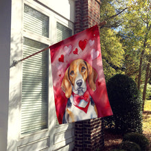 Load image into Gallery viewer, American Foxhound My Valentine House Flag