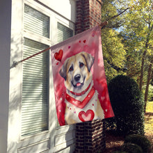Load image into Gallery viewer, Anatolian Shepherd Dog My Valentine House Flag
