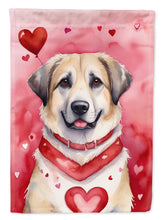 Load image into Gallery viewer, Anatolian Shepherd Dog Valentine’s Day Garden Flag – Dog-Themed Heart Yard Decor