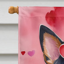 Load image into Gallery viewer, Australian Cattle Dog My Valentine House Flag