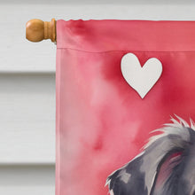 Load image into Gallery viewer, Australian Shepherd My Valentine House Flag