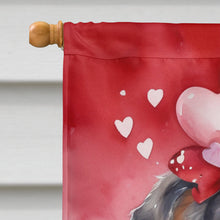 Load image into Gallery viewer, Australian Shepherd My Valentine House Flag