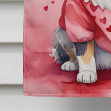 Load image into Gallery viewer, Australian Shepherd My Valentine House Flag