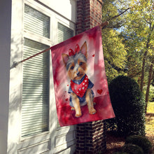 Load image into Gallery viewer, Australian Terrier My Valentine House Flag