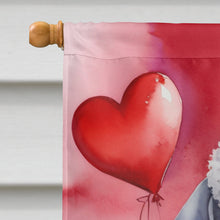 Load image into Gallery viewer, Bedlington Terrier My Valentine House Flag