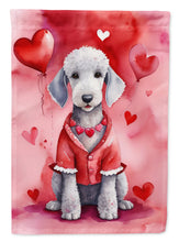 Load image into Gallery viewer, Bedlington Terrier My Valentine House Flag