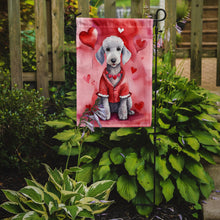 Load image into Gallery viewer, Bedlington Terrier Valentine’s Day Garden Flag – Dog-Themed Heart Yard Decor