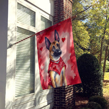 Load image into Gallery viewer, Belgian Malinois My Valentine House Flag