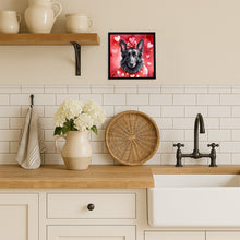 Load image into Gallery viewer, Belgian Sheepdog My Valentine Framed Metal Print