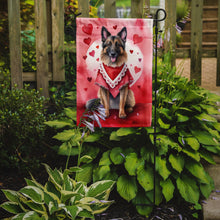 Load image into Gallery viewer, Belgian Tervuren Valentine’s Day Garden Flag – Dog-Themed Heart Yard Decor
