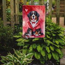 Load image into Gallery viewer, Bernese Mountain Dog Valentine’s Day Garden Flag – Dog-Themed Heart Yard Decor
