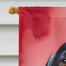 Load image into Gallery viewer, Bluetick Coonhound My Valentine House Flag