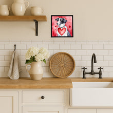 Load image into Gallery viewer, Borzoi My Valentine Framed Metal Print