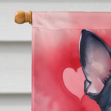 Load image into Gallery viewer, Boston Terrier My Valentine House Flag