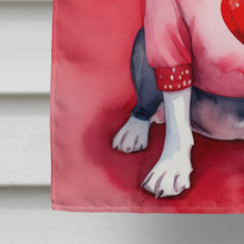 Load image into Gallery viewer, Boston Terrier My Valentine House Flag