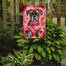 Load image into Gallery viewer, Boxer Valentine’s Day Garden Flag – Dog-Themed Heart Yard Decor