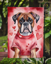 Load image into Gallery viewer, Boxer Valentine’s Day Garden Flag – Dog-Themed Heart Yard Decor