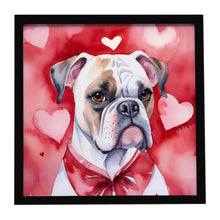 Load image into Gallery viewer, Boxer My Valentine Framed Metal Print