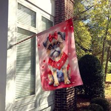 Load image into Gallery viewer, Brussels Griffon My Valentine House Flag